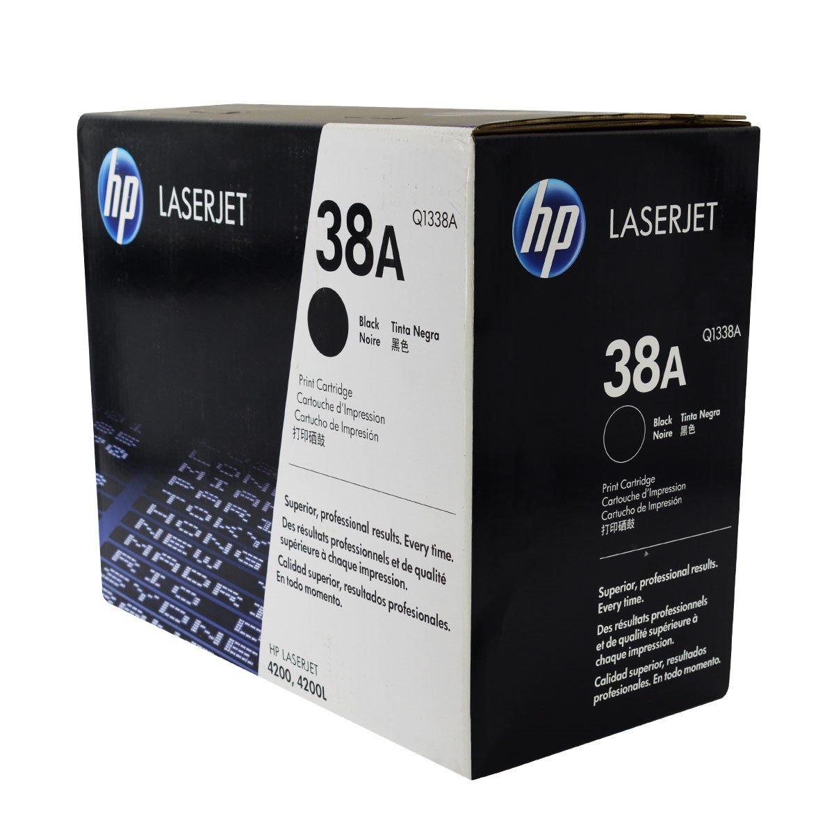 HP 38A, Q1338A OEM Toner Black 12K Yield for use in LJ 4200, LJ 4200L