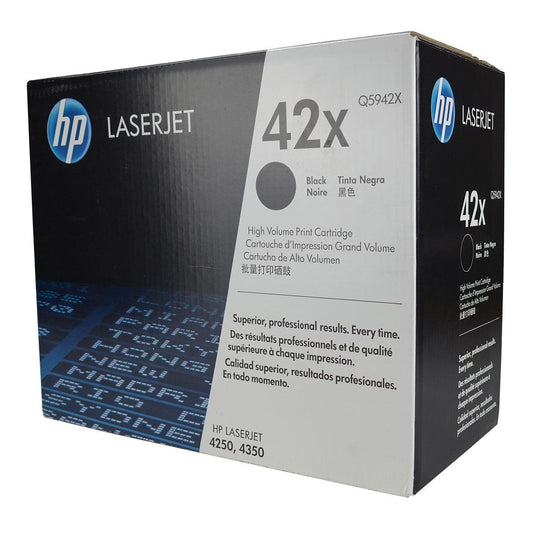 HP Q5942X OEM Toner Black 20K High Yield for use in LJ 4250, LJ 4350