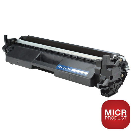 MO Brand Compatible for HP 17A, CF217A Black MICR Toner Black 1.6K Yie