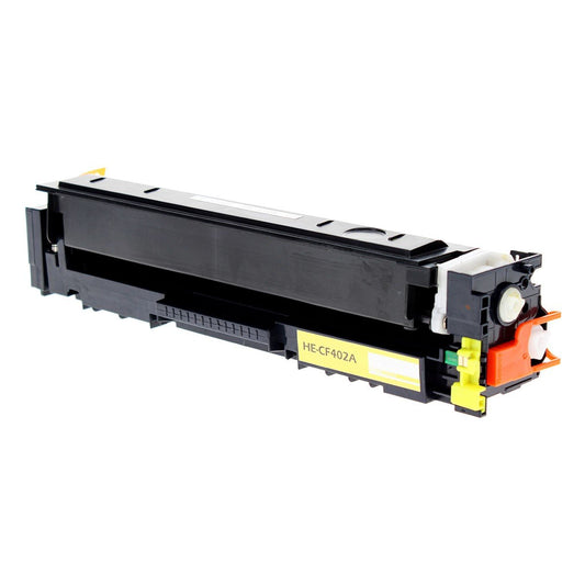 MO Brand Compatible for HP 201A, CF402A Yellow Toner Yellow 1.4K Yield