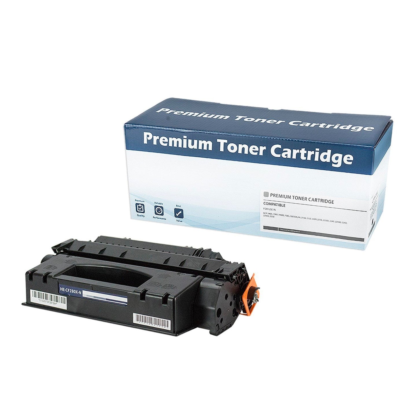 MO Brand Compatible for HP 80X, CF280X Black Toner Black 6.9K High Yie