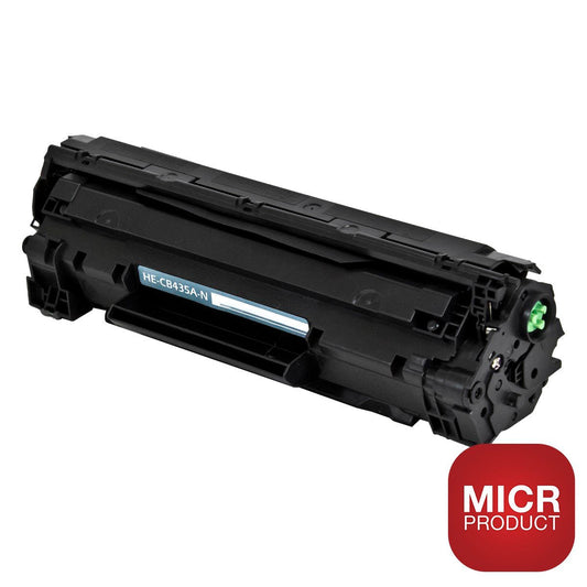 MO Brand Compatible for HP 35A, CB435A Black MICR Toner Black 2K Yield