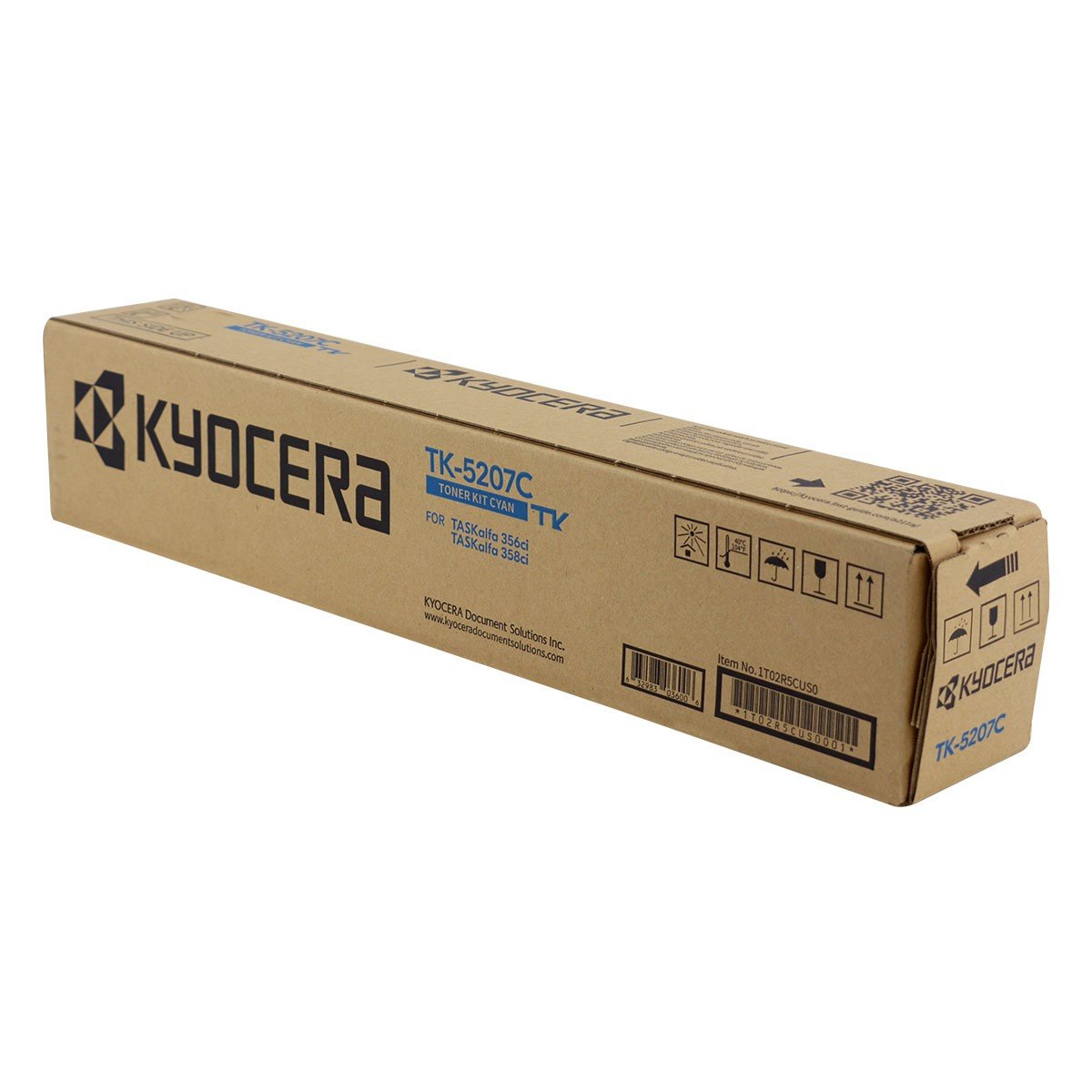 Kyocera Mita 1T02R5CUS0, TK-5207C OEM Toner Cyan 12K Yield for use in