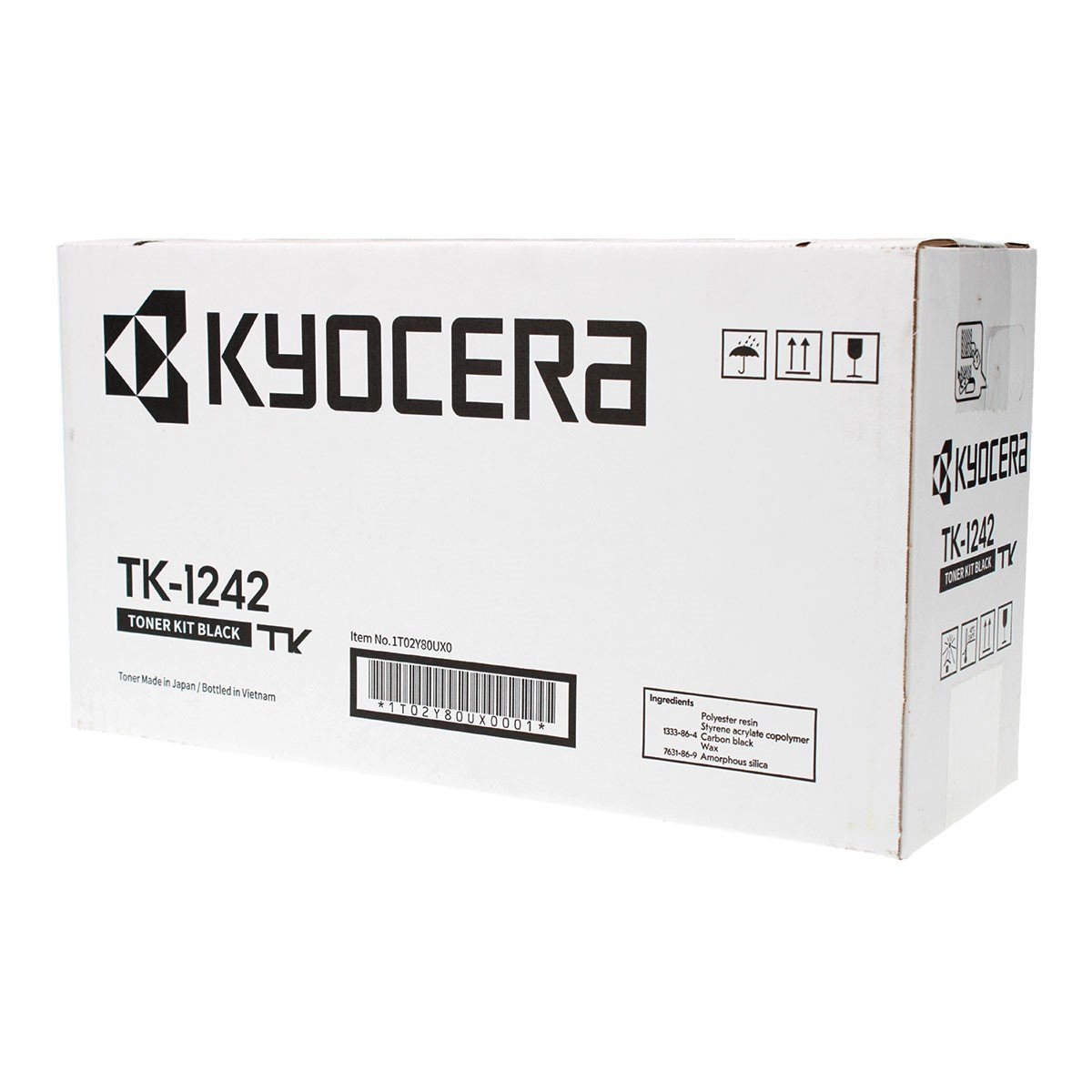 Kyocera Mita 1T02Y80UX0, TK-1242 OEM Toner Black 1.5K Yield for use in