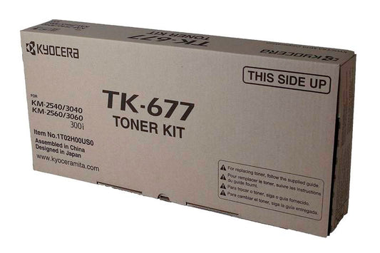 Kyocera Mita 1T02H00US0, TK677 OEM Toner Black 20K Yield for use in KM