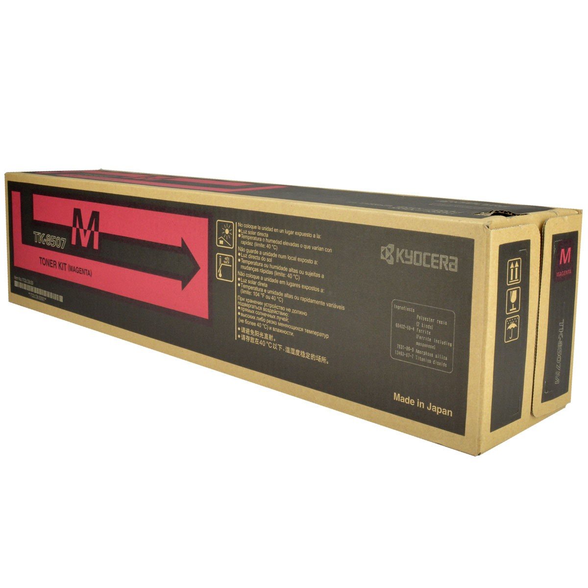 Kyocera Mita 1T02LCBUS0, TK-8507M OEM Toner Magenta 20K Yield for use