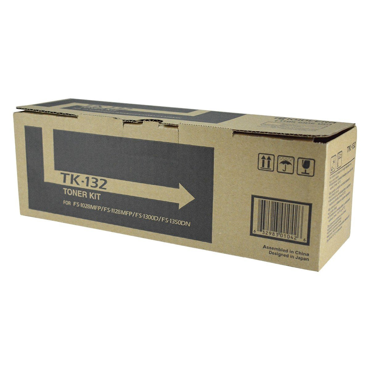 Kyocera Mita 1T02HS0US0, TK132 OEM Toner Black 7.2K Yield for use in F