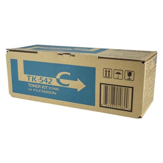 Kyocera Mita 1T02HLCUS0, TK542C OEM Toner Cyan 4K Yield for use in FS-