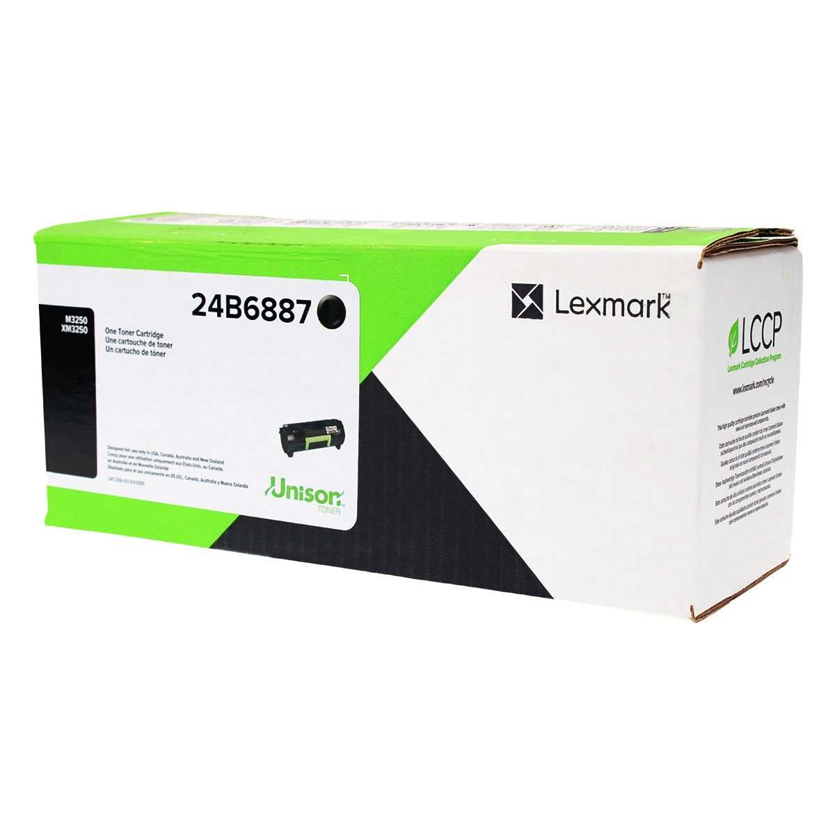 Lexmark 24B6887 OEM Toner Black 21K Yield for use in M3250, XM3250