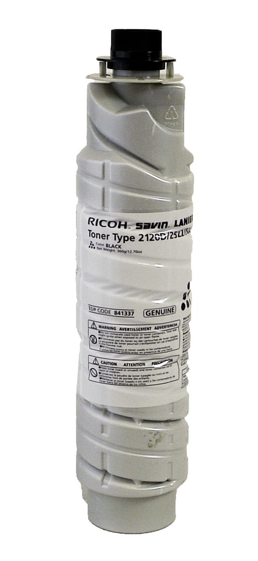 Ricoh 841337, 885288, 888169, TYPE2120D OEM Toner Black 11K Yield for