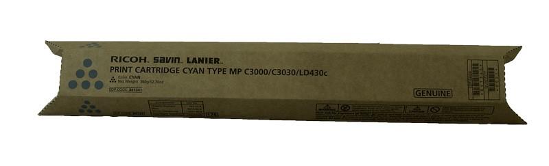 Ricoh 841341, 884965, 888639 OEM Toner Cyan 20K Yield for use in AFICI