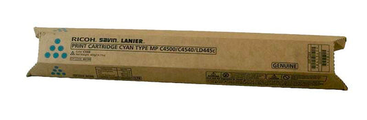 Ricoh 841345, 884981, 888607, 888615, 888619 OEM Toner Cyan 17K Yield