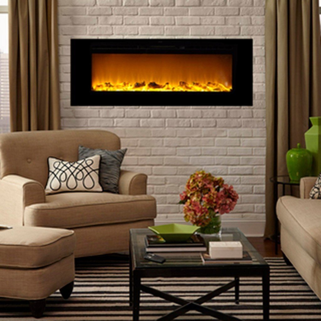 Touchstone Sideline 60 80011 60" Recessed Electric Fireplace