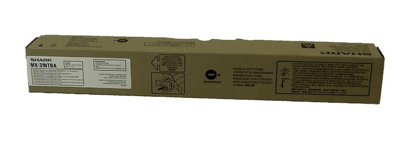 Sharp MX31NTBA OEM Toner Black 18K Yield for use in MX-2600N, MX-3100N