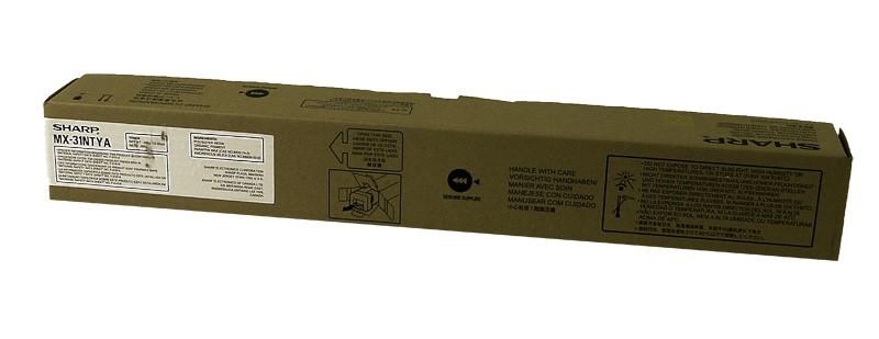 Sharp MX31NTYA OEM Toner Yellow 15K Yield for use in MX-2600N, MX-3100