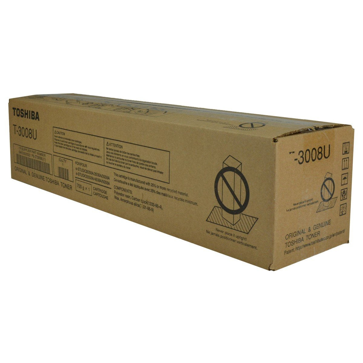 Toshiba T3008U OEM Toner Black 43.9K Yield for use in E-STUDIO 2008A,