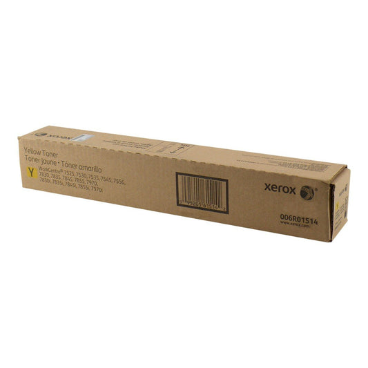 Xerox 006R01514, 6R01514, 6R1514 OEM Toner Yellow 15K Yield for use in