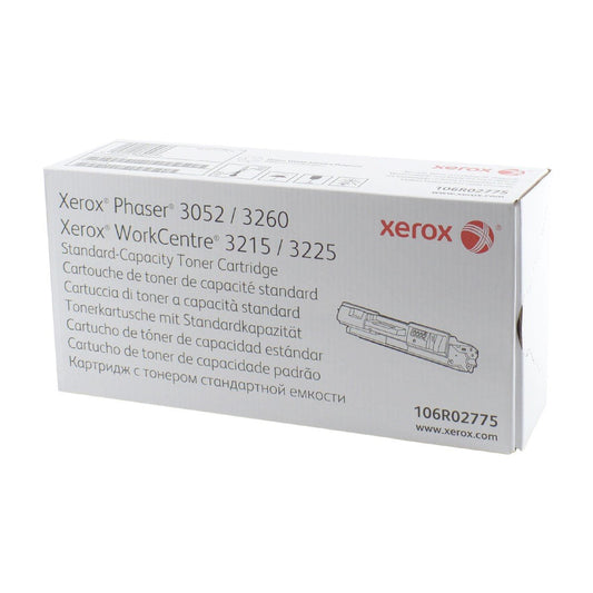 Xerox 106R02775 OEM Toner Black 1.5K Yield for use in PHASER 3260, PHA