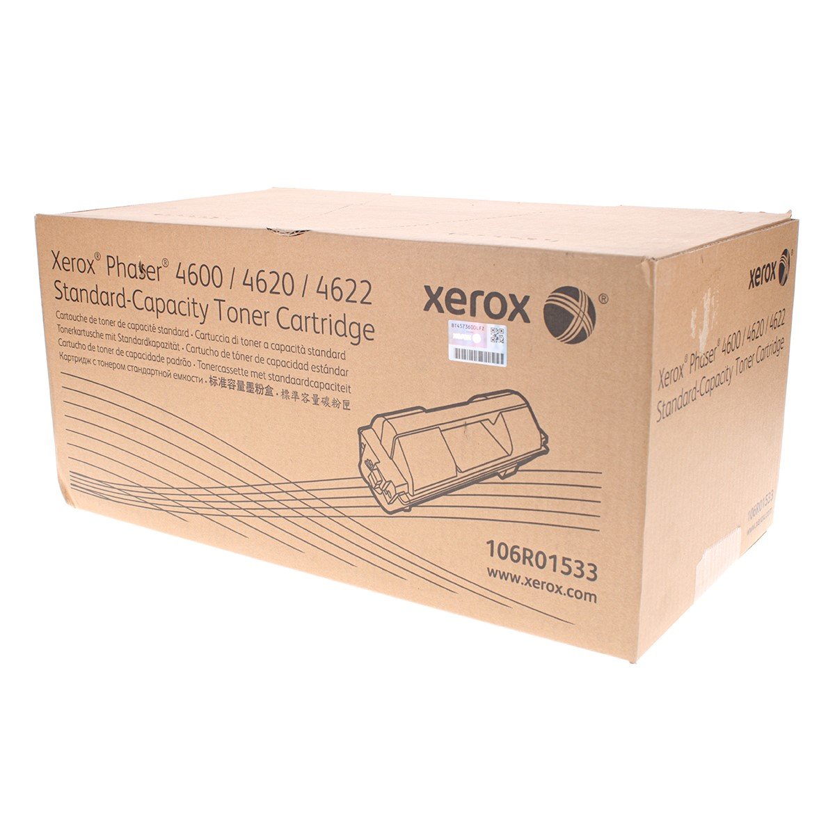 Xerox 106R01533, 106R1533 OEM Toner Black 13K Yield for use in PHASER