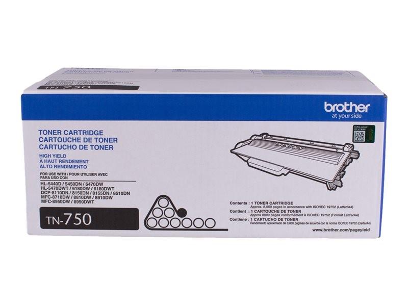 BROTHER HL-5450DN TN750 OEM HI YLD BLACK TONER