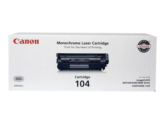 CANON FAXL120 0263B001 OEM CRG104 SD BLACK TONER