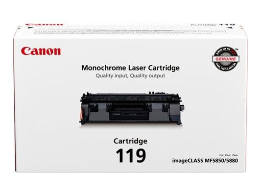 CANON IMAGECLS MF5850DN 3479B001 OEM CRG119 SD BLACK TONER