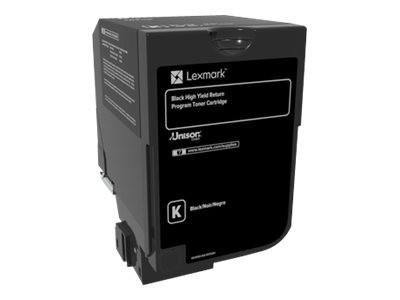 LEXMARK CS725DE 74C1HK0 OEM HI RETURN PROG BLACK