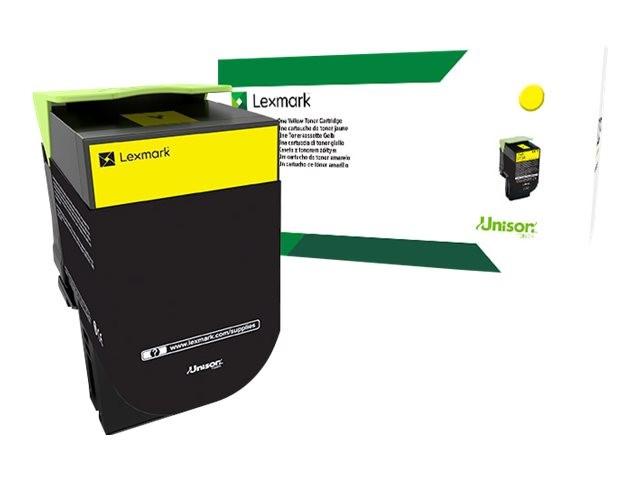 LEXMARK CX410E 80C1HY0 OEM HI RETURN PROG YELLOW