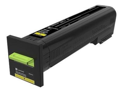 LEXMARK CX820DE 82K1HY0 OEM HI RETURN PROG YELLOW