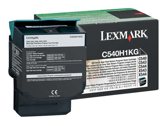 LEXMARK C540N C540H1KG OEM HI RETURN PROG BLACK