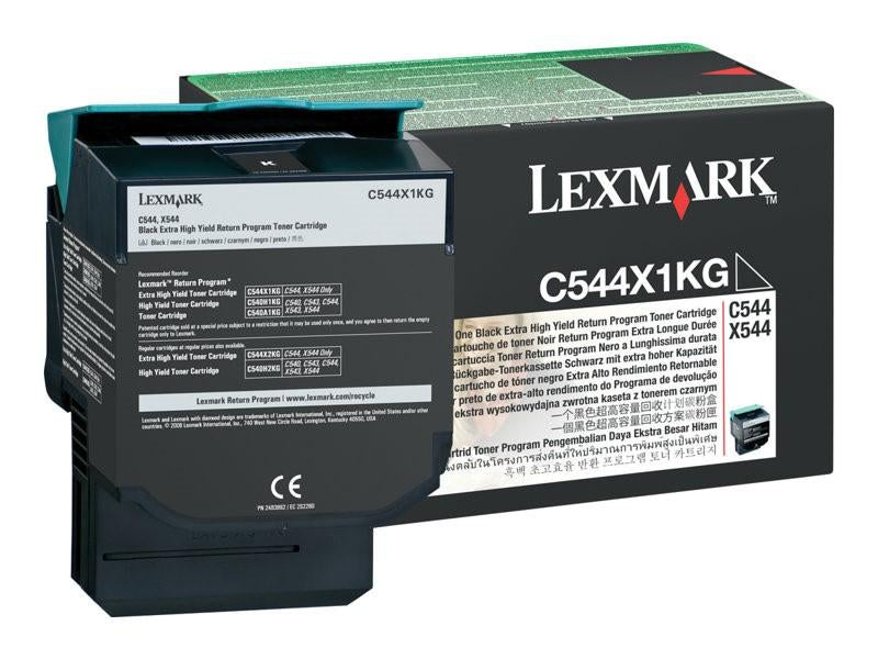 LEXMARK C544N C544X1KG OEM XH RETURN PROG BLACK