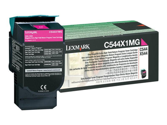 LEXMARK C544N C544X1MG OEM XH RETURN PROG MAGENTA