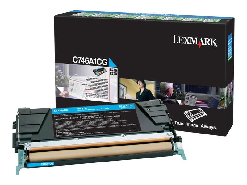 LEXMARK C746N C746A1CG OEM SD RETURN PROG CYAN