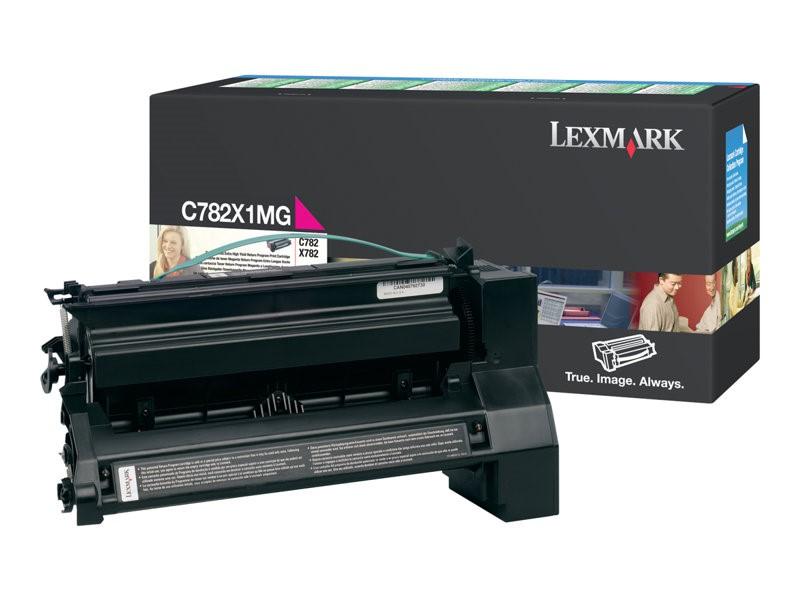 LEXMARK C782N C782X1MG OEM XH RETURN PROG MAGENTA