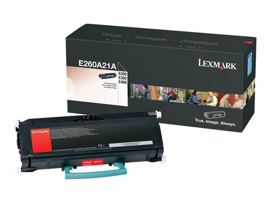 LEXMARK E260DN E260A21A OEM SD YLD BLACK TONER