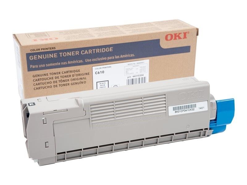 OKIDATA C610N 44315304 OEM SD YLD BLACK TONER