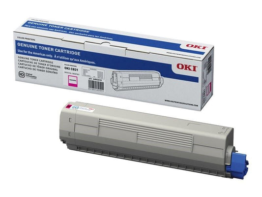 OKIDATA C831N 44844510 OEM SD YLD MAGENTA TONER