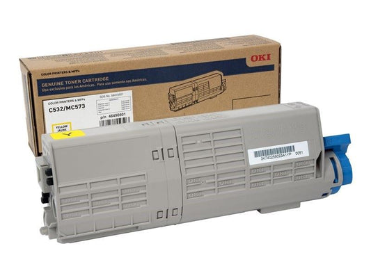 OKIDATA C532DN 46490501 OEM SD YLD YELLOW TONER