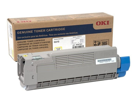 OKIDATA C612N 46507501 OEM SD YLD YELLOW TONER