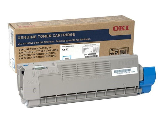 OKIDATA C612N 46507503 OEM SD YLD CYAN TONER