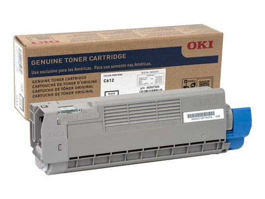 OKIDATA C612N 46507504 OEM SD YLD BLACK TONER