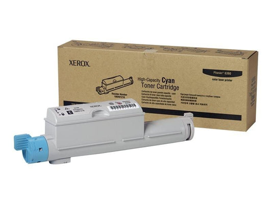 XEROX PHASER 6360 HI YLD CYAN TONER