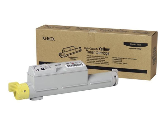 XEROX PHASER 6360 HI YLD YELLOW TONER