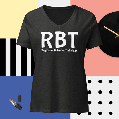 RBT Women’s relaxed v-neck t-shirt