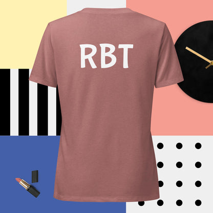 RBT Women’s relaxed v-neck t-shirt