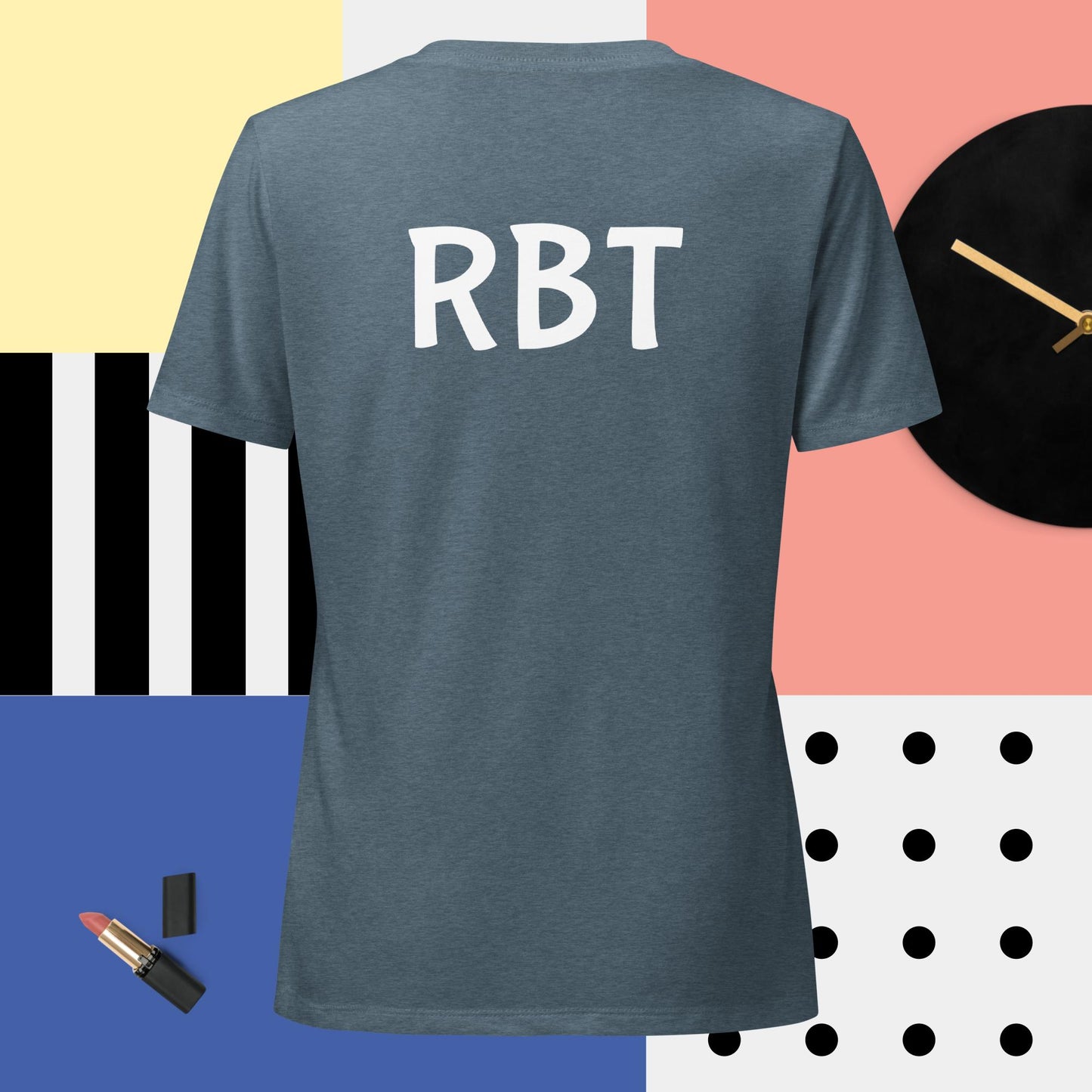 RBT Women’s relaxed v-neck t-shirt