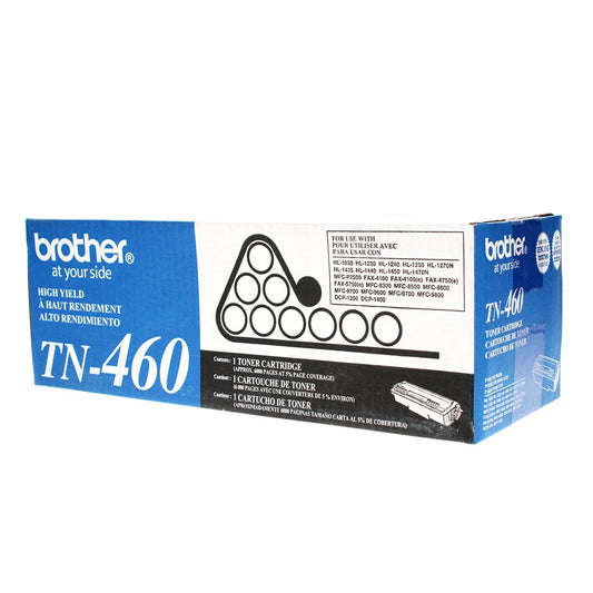 Brother TN460 OEM Toner Black 6K Yield for use in DCP1200, DCP1400, HL