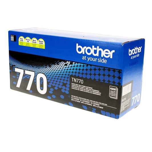 Brother TN770 OEM Toner Black 4.5K Extra High Yield for use in HL-L237