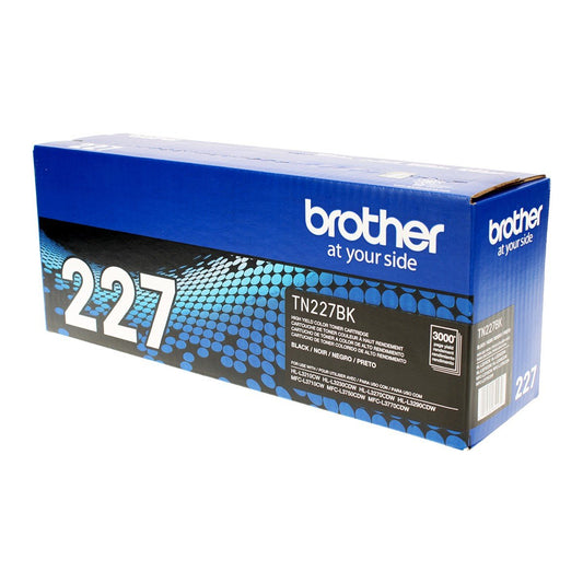 Brother TN227BK OEM Toner Black 3K High Yield for use in HLL3210, HLL3