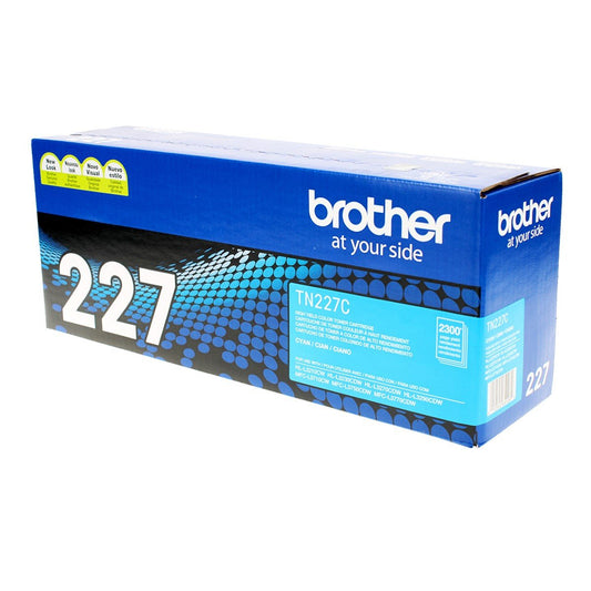 Brother TN227C OEM Toner Cyan 2.3K High Yield for use in HLL3210, HLL3